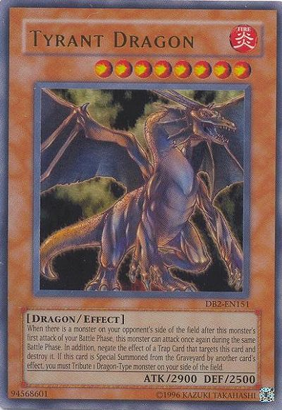 Tyrant Dragon [DB2-EN151] Ultra Rare | The CG Realm