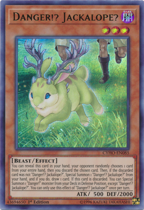 Danger!? Jackalope? [CYHO-EN085] Ultra Rare | The CG Realm