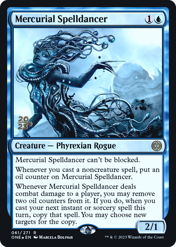 Mercurial Spelldancer [Phyrexia: All Will Be One Prerelease Promos] | The CG Realm