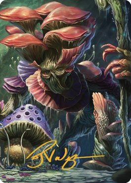 Myconid Spore Tender Art Card (Gold-Stamped Signature) [Commander Legends: Battle for Baldur's Gate Art Series] | The CG Realm