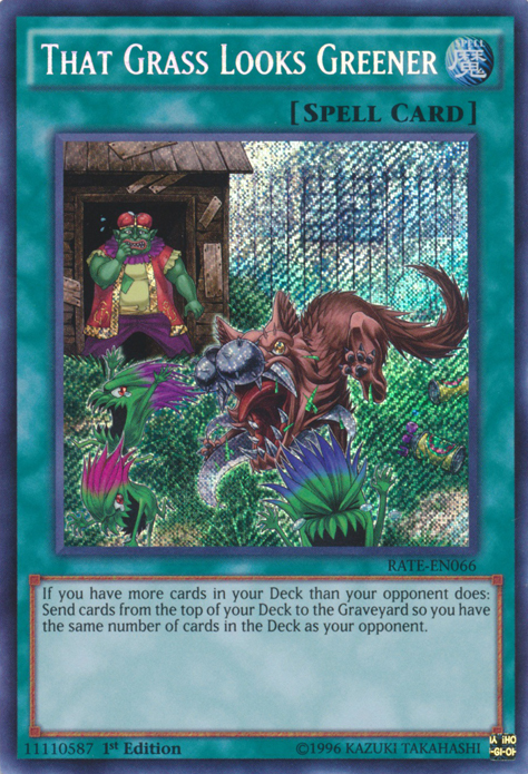 That Grass Looks Greener [RATE-EN066] Secret Rare | The CG Realm