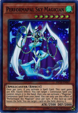 Performapal Sky Magician [INCH-EN047] Super Rare | The CG Realm