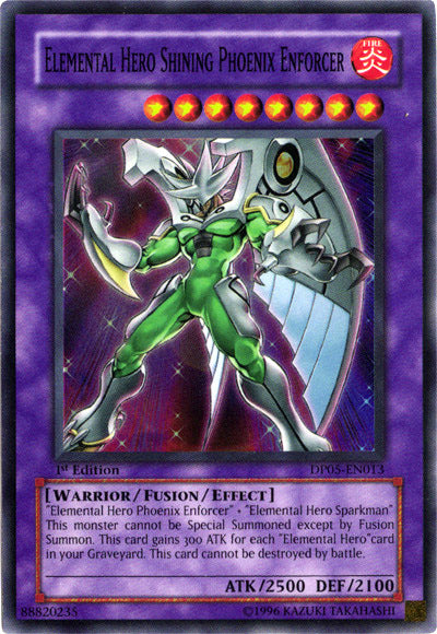 Elemental Hero Shining Phoenix Enforcer [DP05-EN013] Super Rare | The CG Realm