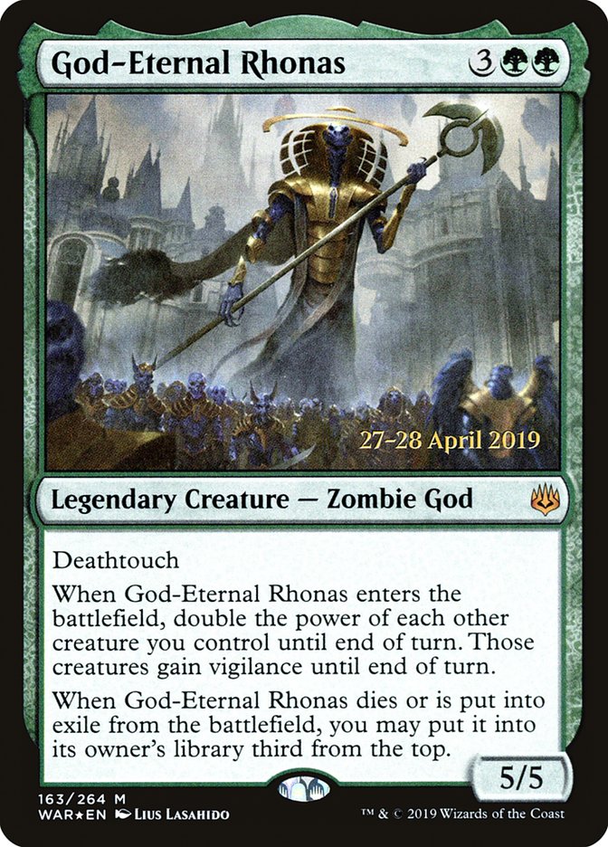 God-Eternal Rhonas [War of the Spark Prerelease Promos] | The CG Realm