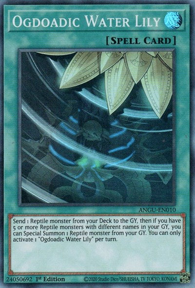 Ogdoadic Water Lily (Super Rare) [ANGU-EN010] Super Rare | The CG Realm