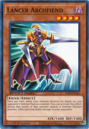 Lancer Archfiend [SS05-ENA16] Common | The CG Realm