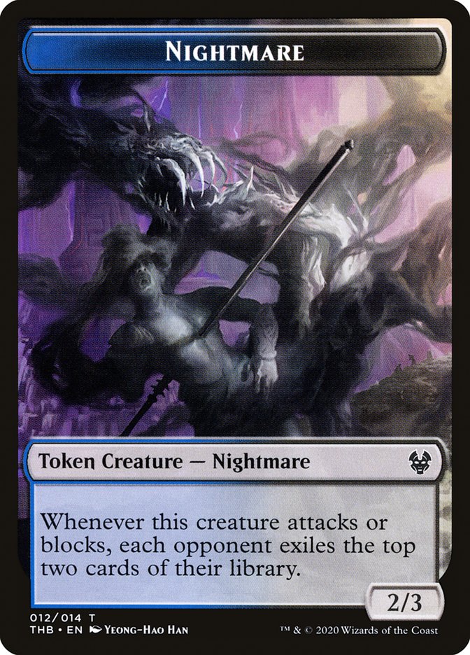 Nightmare Token [Theros Beyond Death Tokens] | The CG Realm