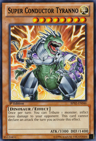 Super Conductor Tyranno [BP02-EN046] Mosaic Rare | The CG Realm