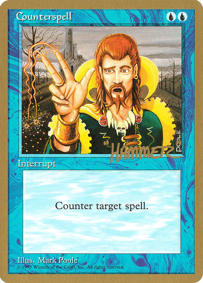 Counterspell (Shawn "Hammer" Regnier) [Pro Tour Collector Set] | The CG Realm