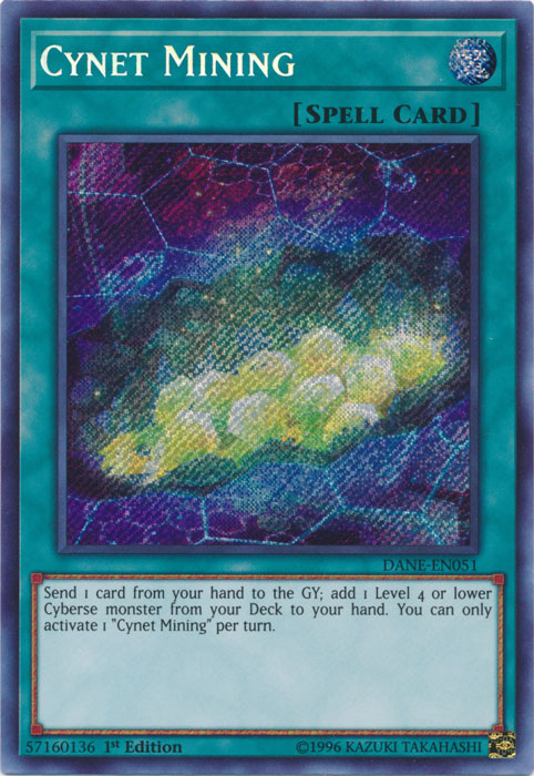 Cynet Mining [DANE-EN051] Secret Rare | The CG Realm