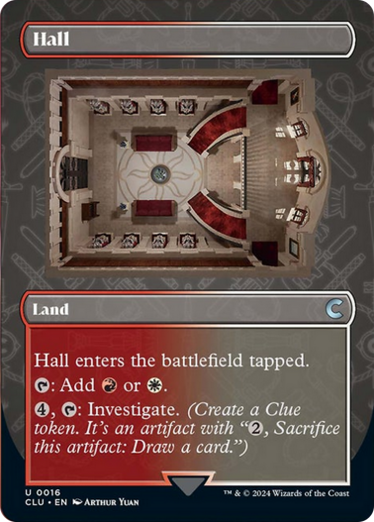 Hall (Borderless) [Ravnica: Clue Edition] | The CG Realm