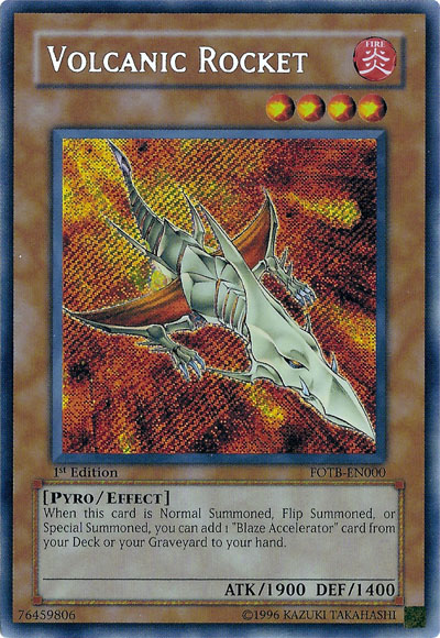 Volcanic Rocket [FOTB-EN000] Secret Rare | The CG Realm