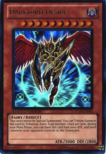 Darklord Desire [YG05-EN001] Ultra Rare | The CG Realm