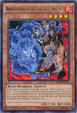 Brotherhood of the Fire Fist - Buffalo [MP14-EN015] Rare | The CG Realm