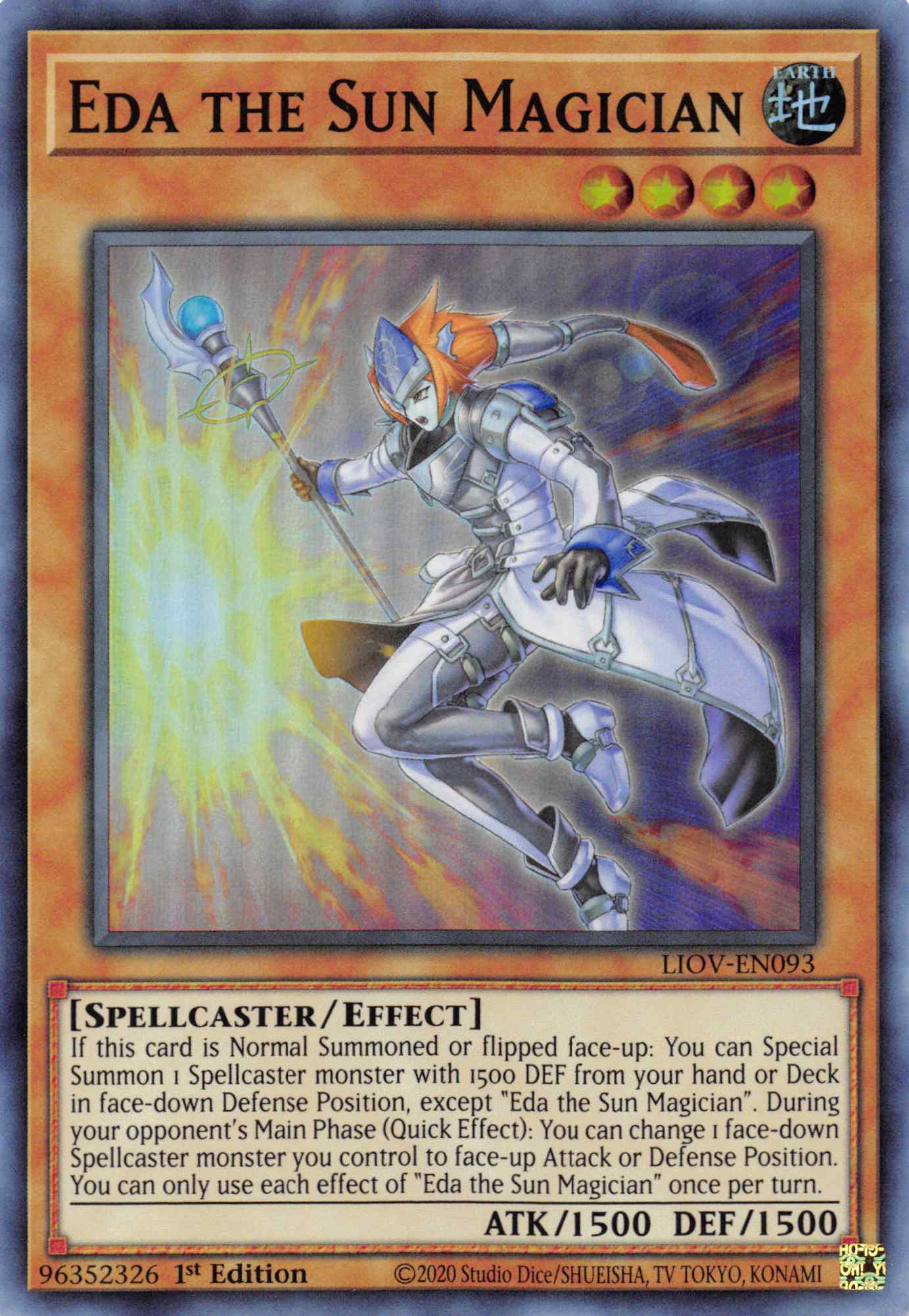 Eda the Sun Magician [LIOV-EN093] Super Rare | The CG Realm