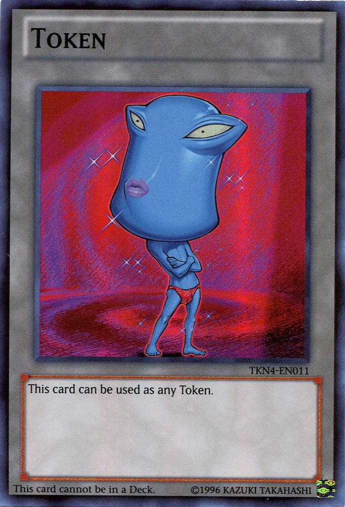 Ojama Token (Blue) [TKN4-EN011] Super Rare | The CG Realm