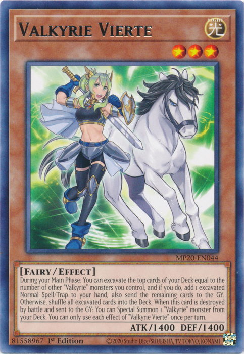 Valkyrie Vierte [MP20-EN044] Rare | The CG Realm