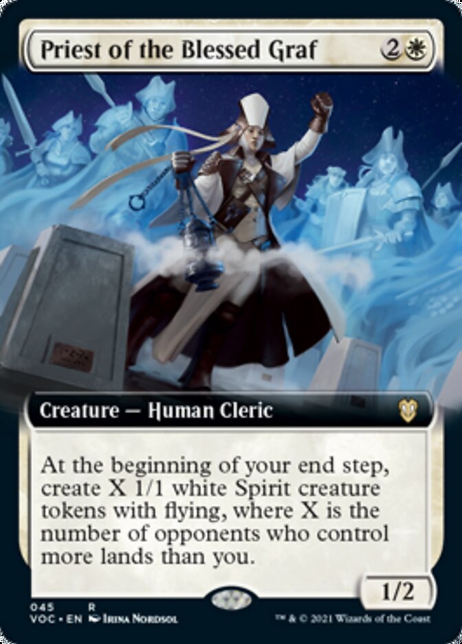 Priest of the Blessed Graf (Extended Art) [Innistrad: Crimson Vow Commander] | The CG Realm