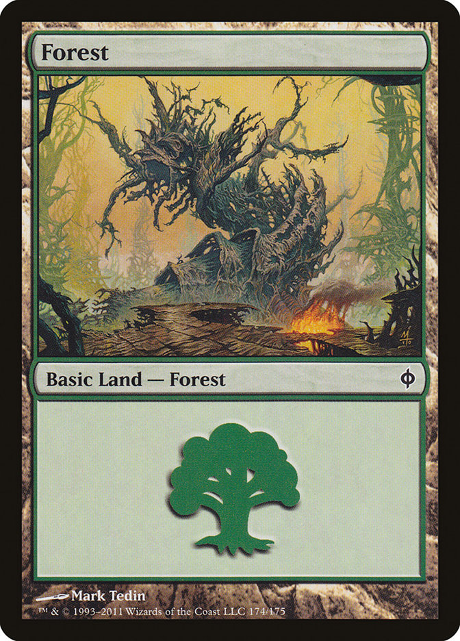 Forest (174) [New Phyrexia] | The CG Realm