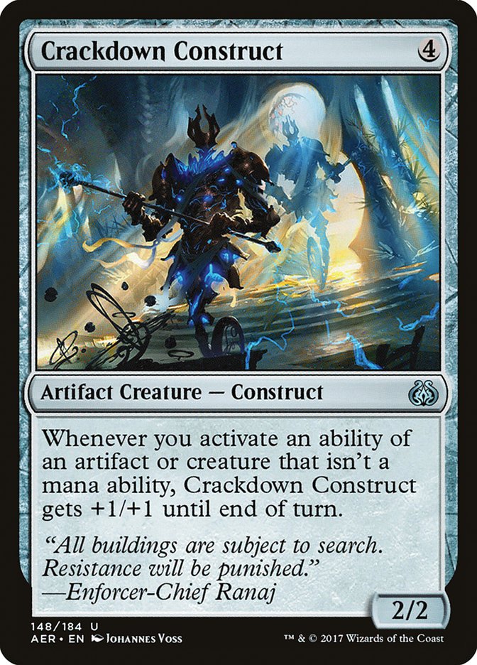 Crackdown Construct [Aether Revolt] | The CG Realm