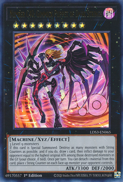 Number C40: Gimmick Puppet of Dark Strings [LDS3-EN065] Ultra Rare | The CG Realm