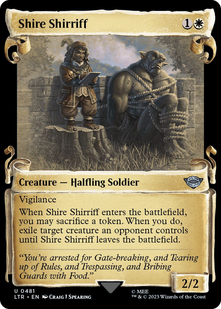 Shire Shirriff [The Lord of the Rings: Tales of Middle-Earth Showcase Scrolls] | The CG Realm