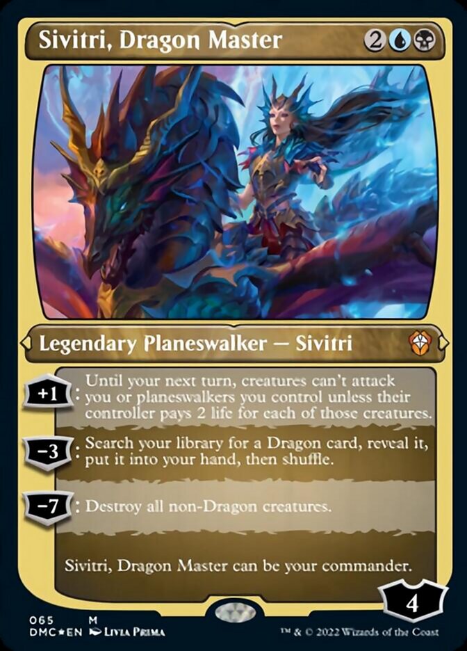 Sivitri, Dragon Master (Foil Etched) [Dominaria United Commander] | The CG Realm