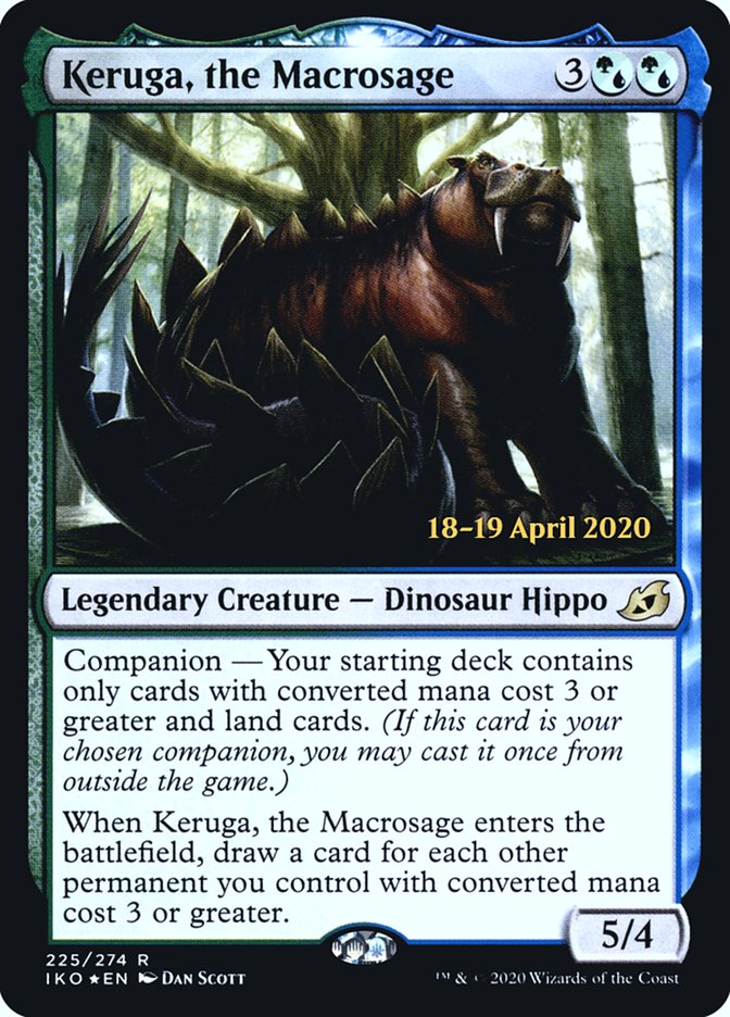 Keruga, the Macrosage [Ikoria: Lair of Behemoths Prerelease Promos] | The CG Realm