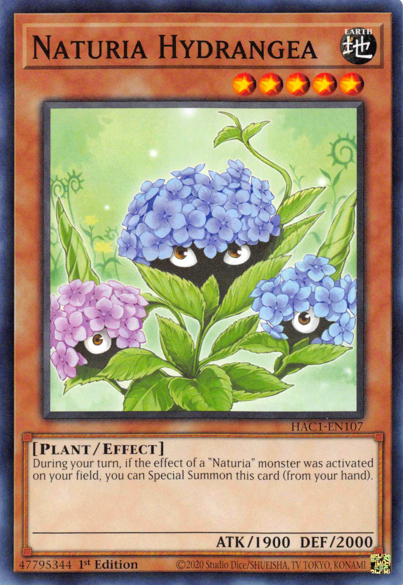 Naturia Hydrangea [HAC1-EN107] Common | The CG Realm