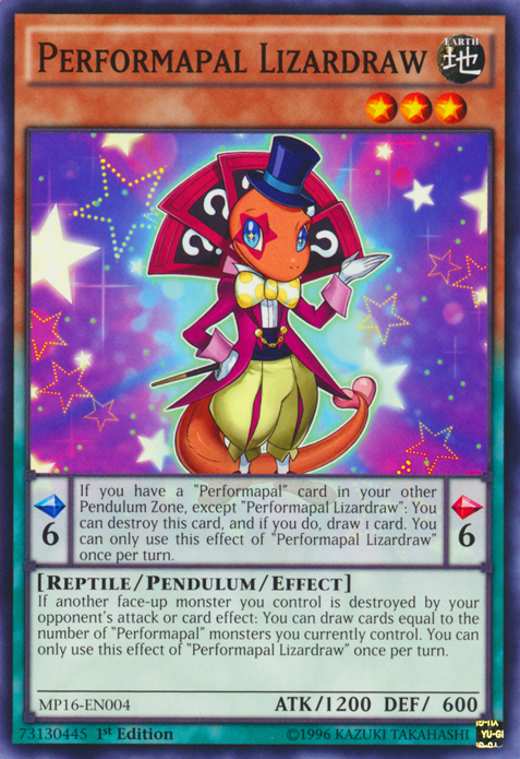 Performapal Lizardraw [MP16-EN004] Common | The CG Realm