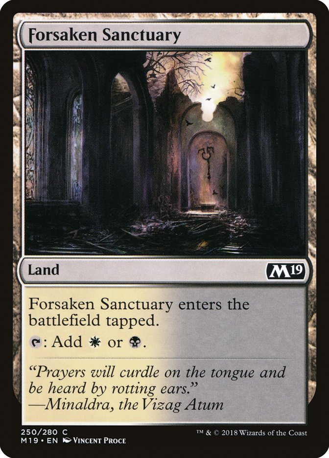 Forsaken Sanctuary [Core Set 2019] | The CG Realm