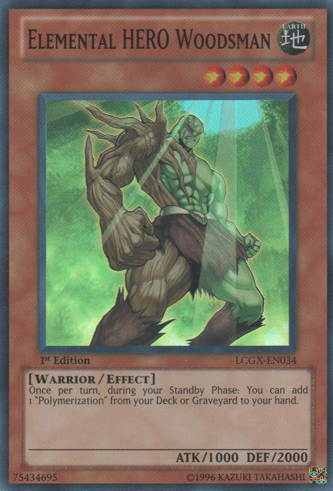 Elemental HERO Woodsman [LCGX-EN034] Super Rare | The CG Realm