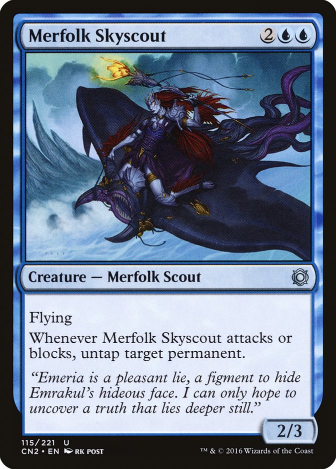 Merfolk Skyscout [Conspiracy: Take the Crown] | The CG Realm