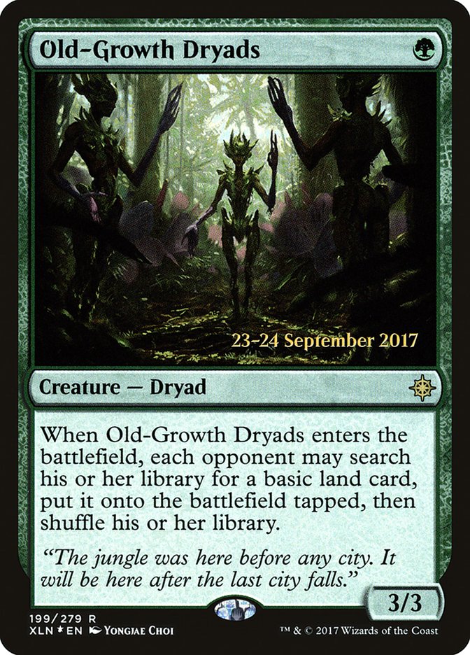 Old-Growth Dryads [Ixalan Prerelease Promos] | The CG Realm
