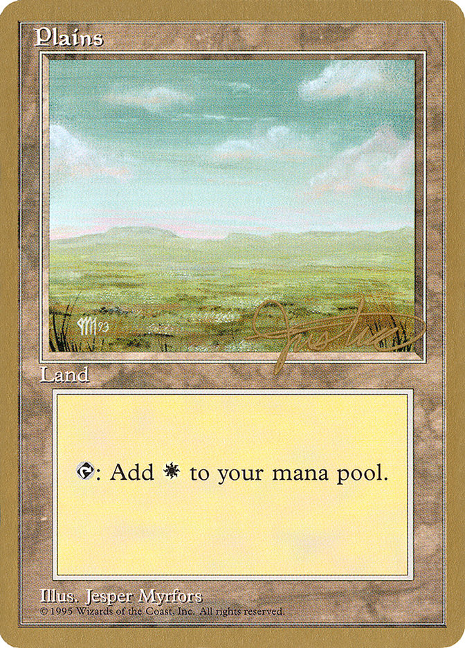 Plains (mj364) (Mark Justice) [Pro Tour Collector Set] | The CG Realm