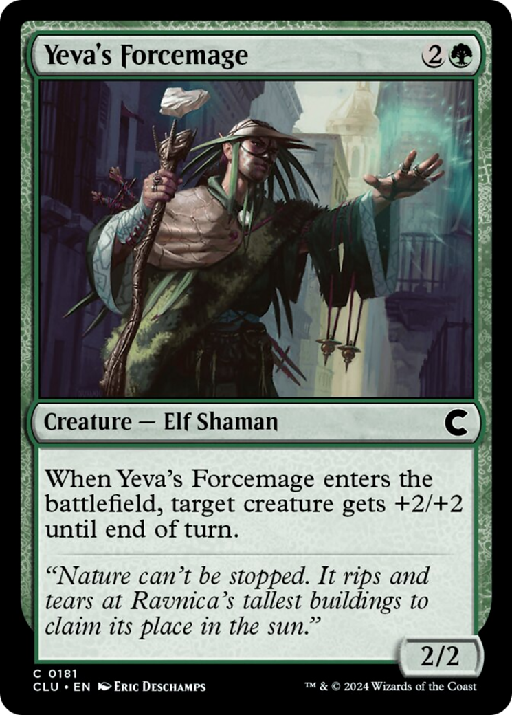 Yeva's Forcemage [Ravnica: Clue Edition] | The CG Realm