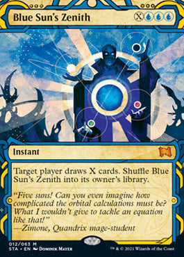 Blue Sun's Zenith (Foil Etched) [Strixhaven: School of Mages Mystical Archive] | The CG Realm