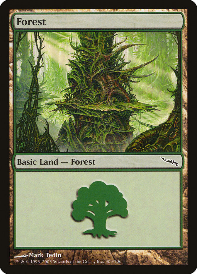 Forest (303) [Mirrodin] | The CG Realm