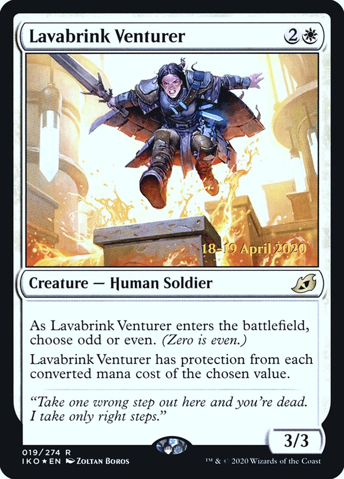 Lavabrink Venturer [Ikoria: Lair of Behemoths Prerelease Promos] | The CG Realm