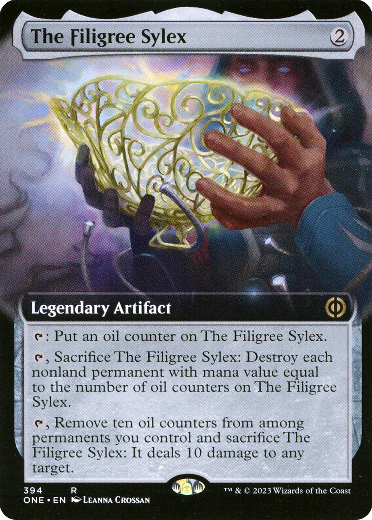 The Filigree Sylex (Extended Art) [Phyrexia: All Will Be One] | The CG Realm