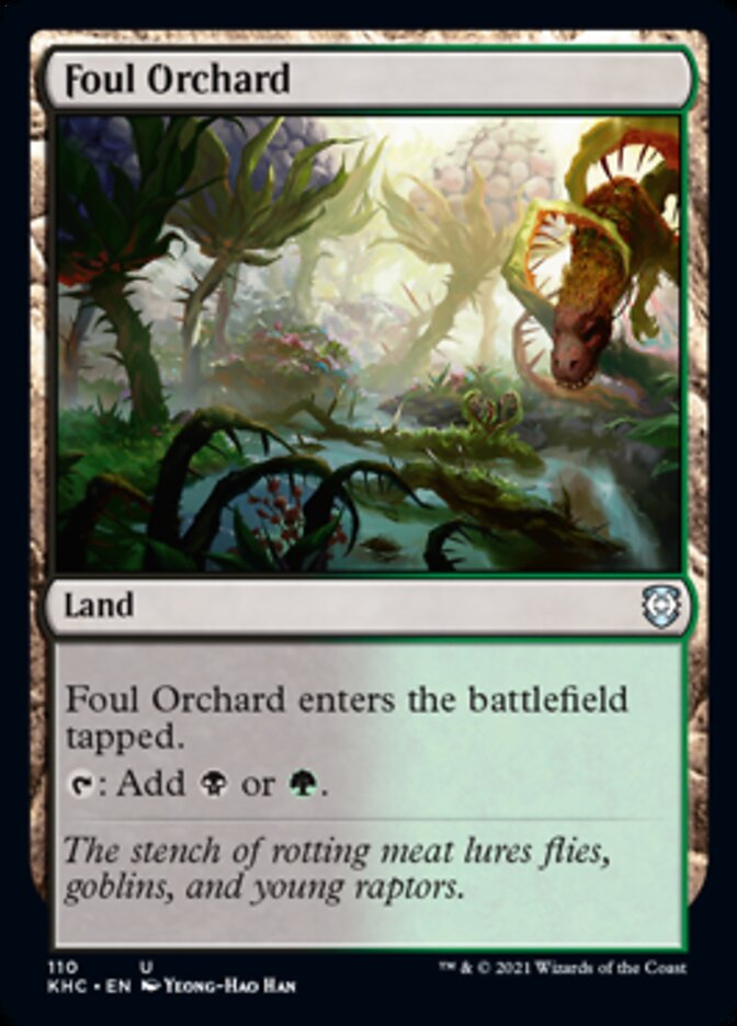 Foul Orchard [Kaldheim Commander] | The CG Realm