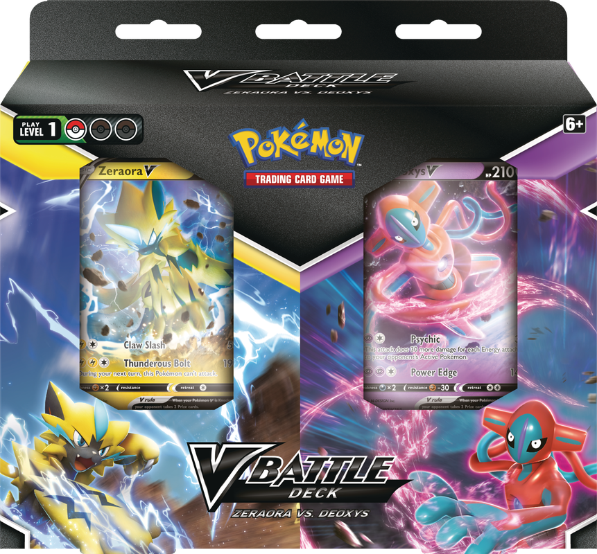 POKEMON V BATTLE DECK DEOXYS VS ZERAORA (Release Date:  2022-10-14) | The CG Realm