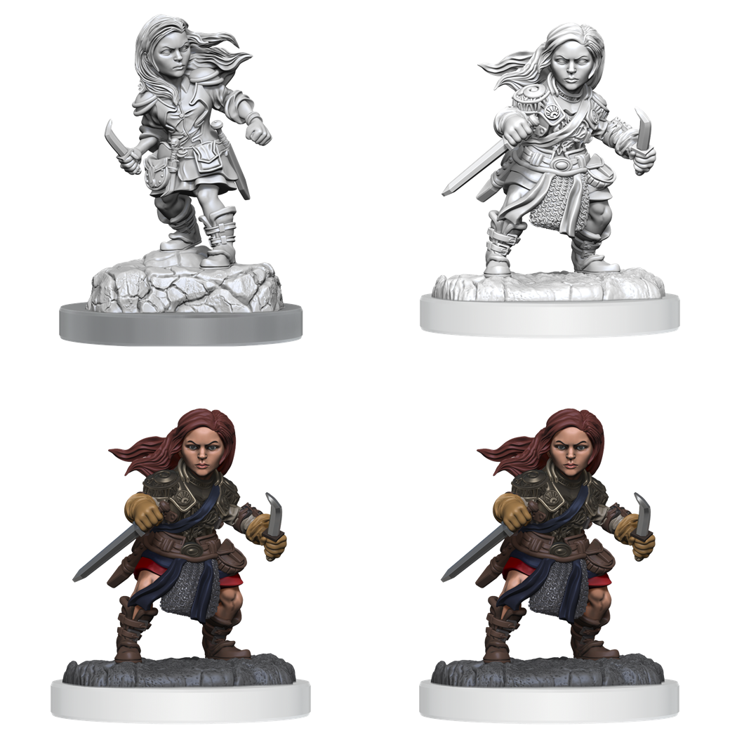 DND UNPAINTED MINIS WV20 HALFLING ROGUE FEMALE | The CG Realm